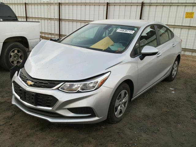 1G1BC5SM1G7244361 - 2016 CHEVROLET CRUZE LS SILVER photo 2