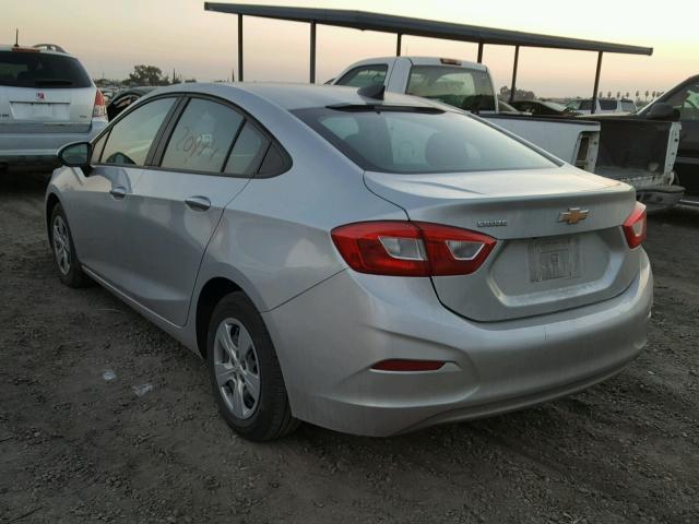 1G1BC5SM1G7244361 - 2016 CHEVROLET CRUZE LS SILVER photo 3