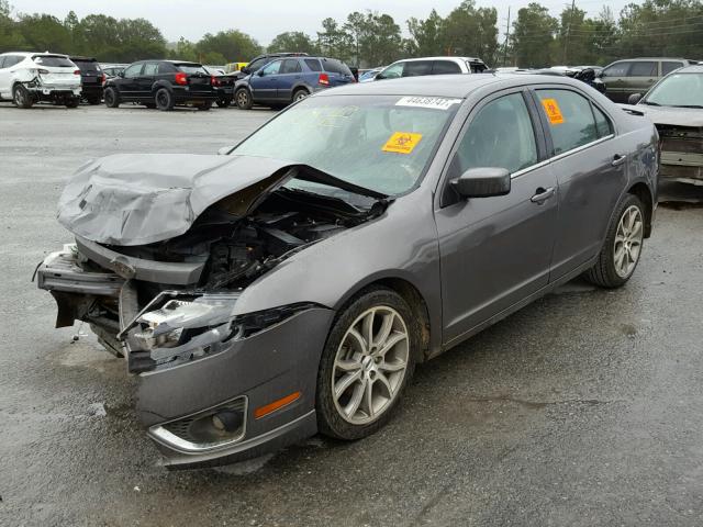 3FAHP0HA8CR154462 - 2012 FORD FUSION SE SILVER photo 2