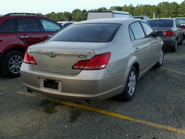 4T1BK36B35U003211 - 2005 TOYOTA AVALON XL BEIGE photo 4