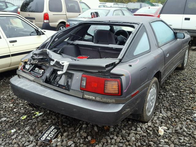 JT2MA70L9J0079874 - 1988 TOYOTA SUPRA GRAY photo 4