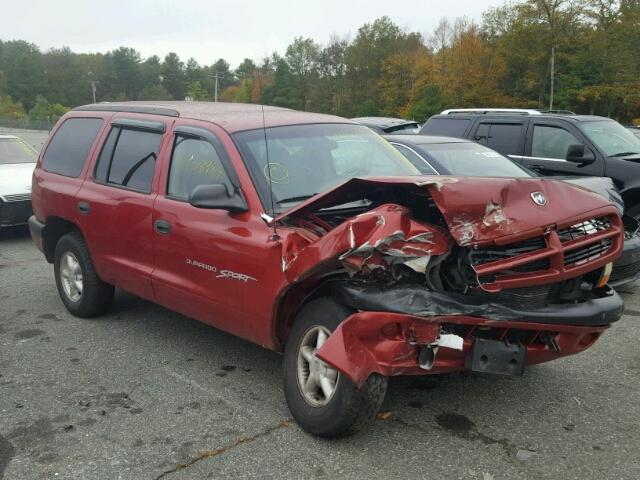 1B4HS28N1YF154554 - 2000 DODGE DURANGO RED photo 1