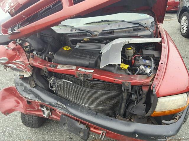 1B4HS28N1YF154554 - 2000 DODGE DURANGO RED photo 7