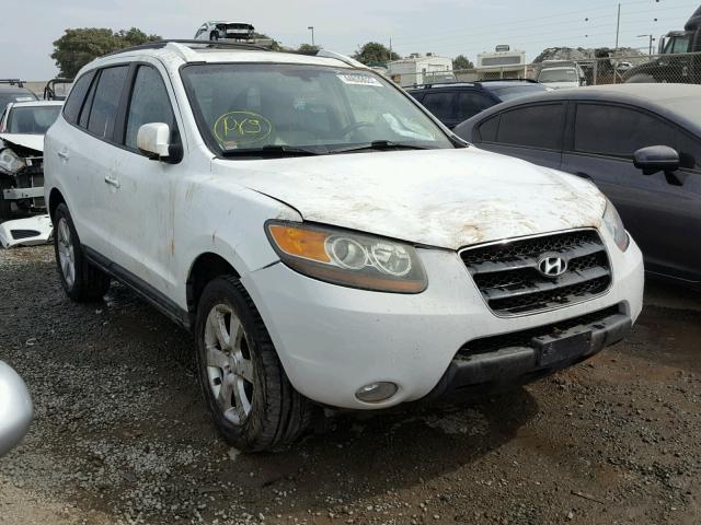 5NMSH73E77H001982 - 2007 HYUNDAI SANTA FE WHITE photo 1