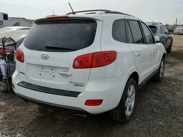 5NMSH73E77H001982 - 2007 HYUNDAI SANTA FE WHITE photo 4