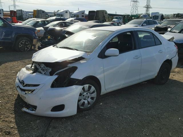 JTDBT923971090362 - 2007 TOYOTA YARIS WHITE photo 2