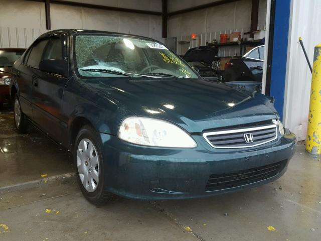 1HGEJ6678XL000896 - 1999 HONDA CIVIC GREEN photo 1