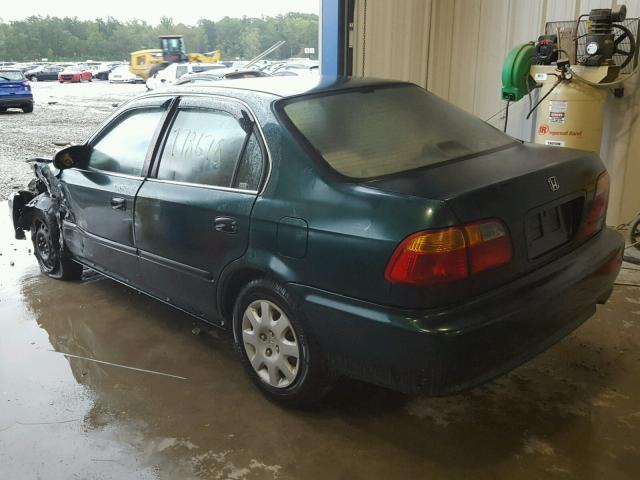 1HGEJ6678XL000896 - 1999 HONDA CIVIC GREEN photo 3