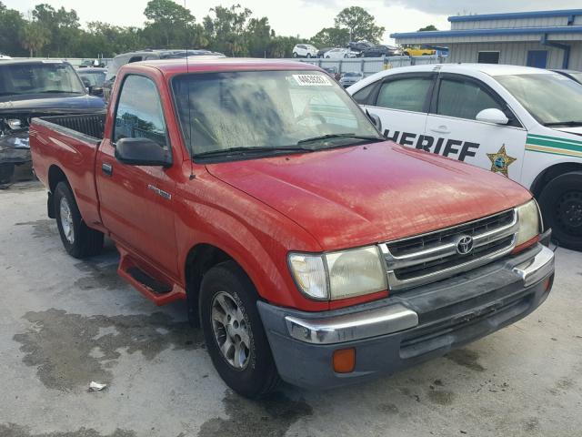 5TENL42N6YZ710688 - 2000 TOYOTA TACOMA RED photo 1