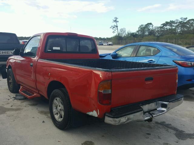 5TENL42N6YZ710688 - 2000 TOYOTA TACOMA RED photo 3