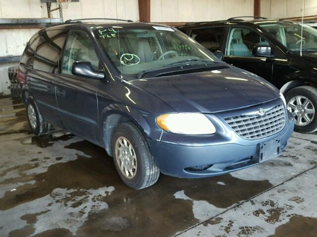 1C4GJ25392B520103 - 2002 CHRYSLER VOYAGER BLUE photo 1