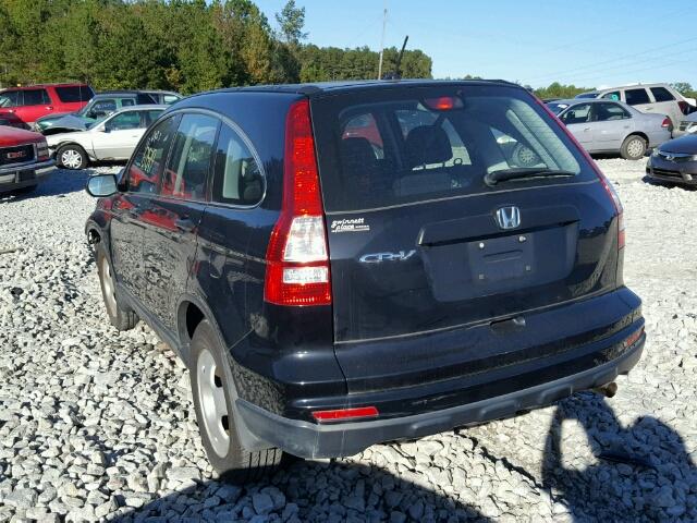 5J6RE3H36BL025005 - 2011 HONDA CR-V BLACK photo 3