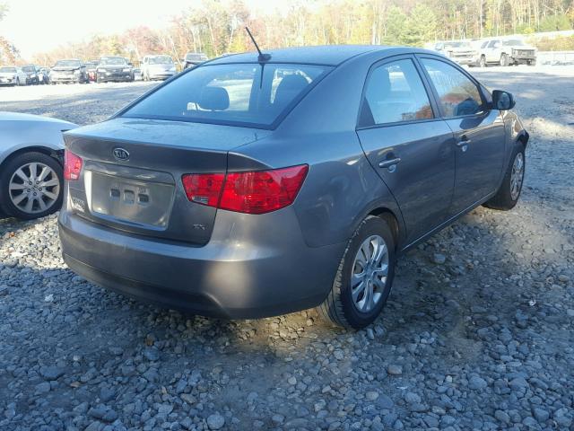 KNAFU4A22C5634663 - 2012 KIA FORTE EX GRAY photo 4