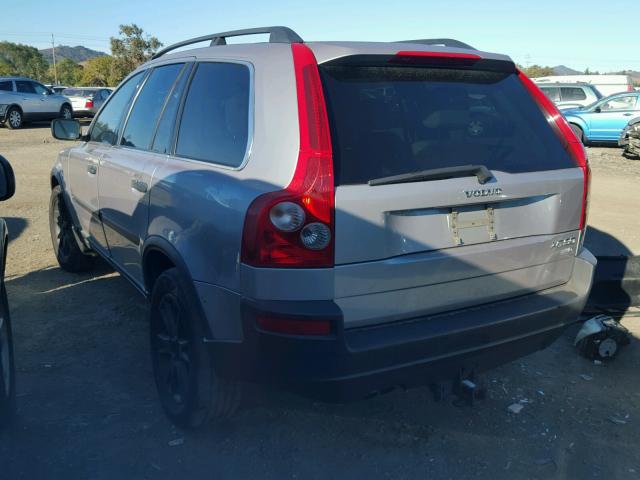 YV1CZ59H041067278 - 2004 VOLVO XC90 GRAY photo 3