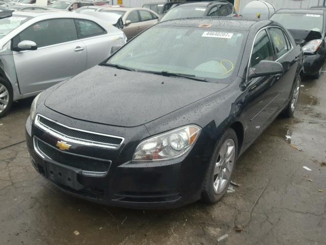 1G1ZB5E05CF158660 - 2012 CHEVROLET MALIBU BLACK photo 2