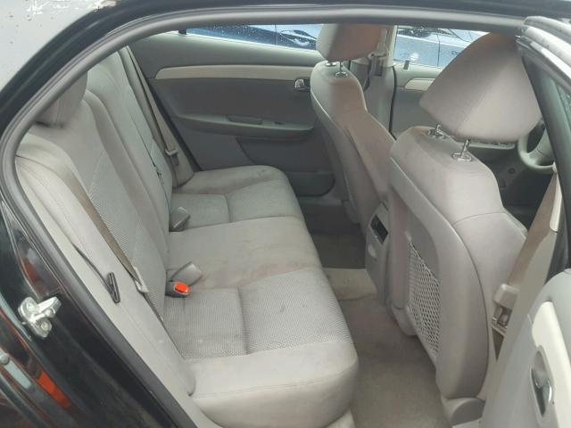 1G1ZB5E05CF158660 - 2012 CHEVROLET MALIBU BLACK photo 6