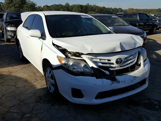 5YFBU4EE4DP164114 - 2013 TOYOTA COROLLA BA WHITE photo 1