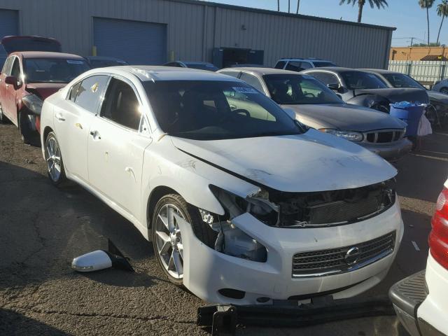 1N4AA51E39C849193 - 2009 NISSAN MAXIMA WHITE photo 1