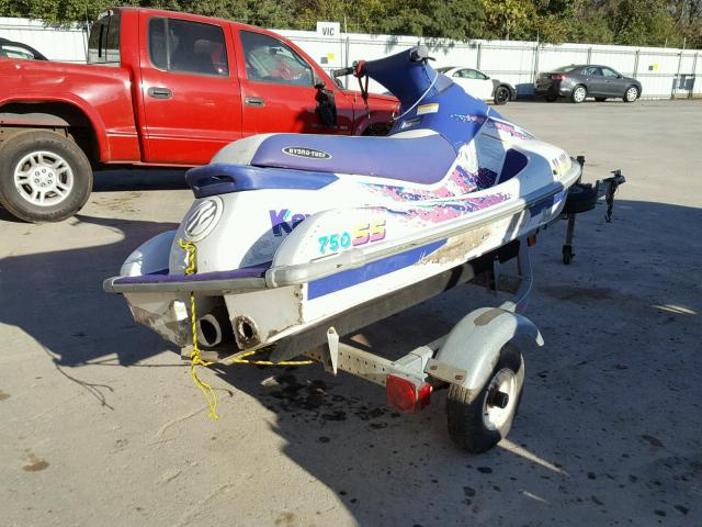 KAW84727K293 - 1993 KAWASAKI JETSKI/TRA WHITE photo 4