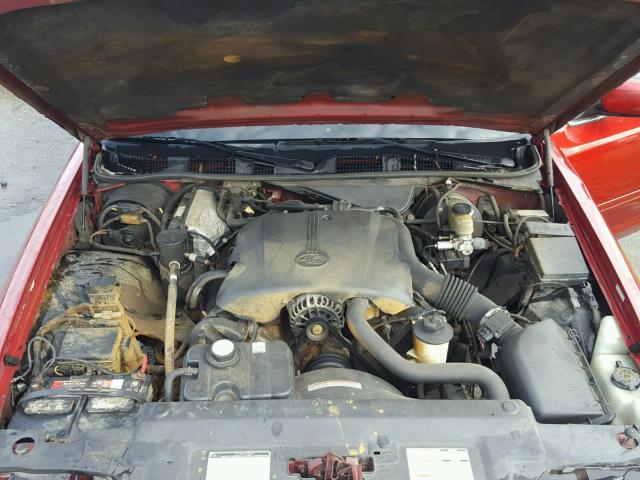 2FAFP74W0WX177841 - 1998 FORD CROWN VICT RED photo 7