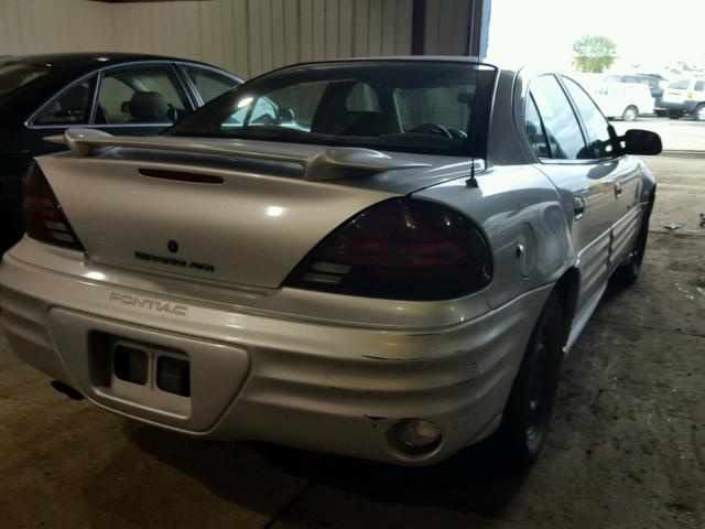 1G2NF52E21M641918 - 2001 PONTIAC GRAND AM S Gümüş foto 4