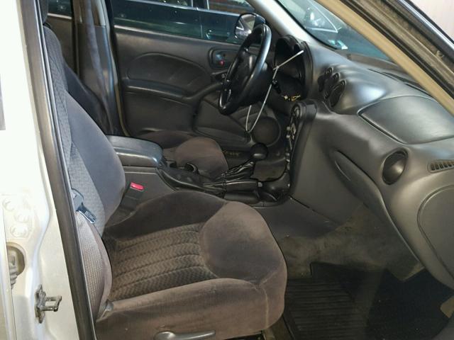 1G2NF52E21M641918 - 2001 PONTIAC GRAND AM S Gümüş foto 5