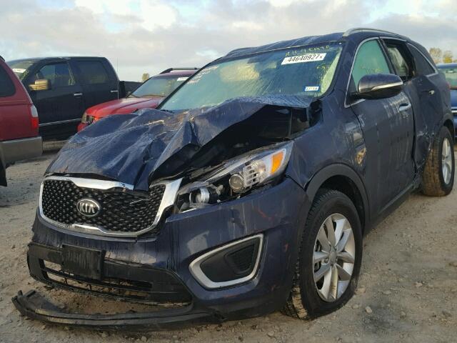 5XYPG4A31GG184072 - 2016 KIA SORENTO LX BLUE photo 2