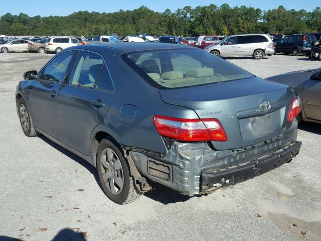 4T1BE46K38U734397 - 2008 TOYOTA CAMRY CE GREEN photo 3