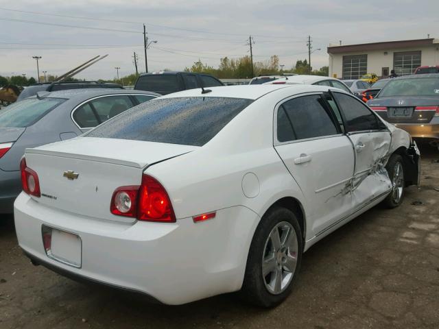 1G1ZD5EB0A4122671 - 2010 CHEVROLET MALIBU 2LT WHITE photo 4