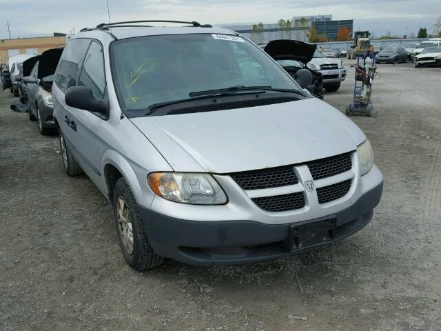 1D4GP25R94B528548 - 2004 DODGE CARAVAN SE SILVER photo 1