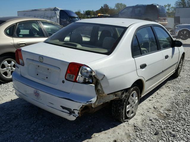 1HGES16365L011860 - 2005 HONDA CIVIC DX V WHITE photo 4