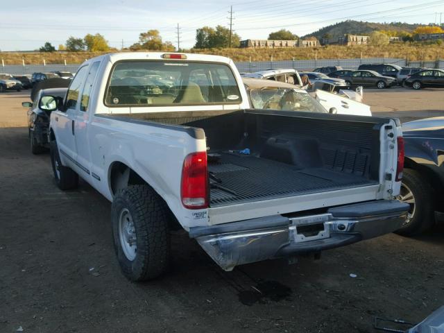 1FTNX20L4XEC38518 - 1999 FORD F250 SUPER WHITE photo 3