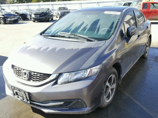 19XFB2F74FE234596 - 2015 HONDA CIVIC SE GRAY photo 2