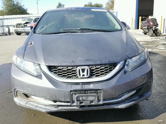 19XFB2F74FE234596 - 2015 HONDA CIVIC SE GRAY photo 9