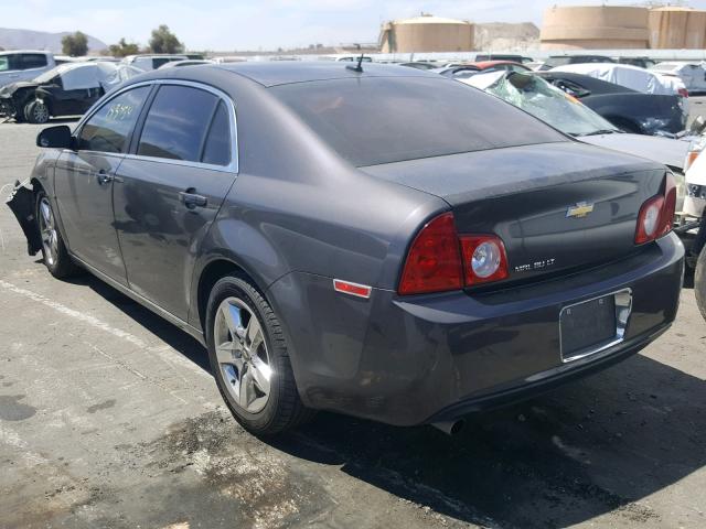 1G1ZC5EB7AF242801 - 2010 CHEVROLET MALIBU 1LT ნაცრისფერი ფოტო 3