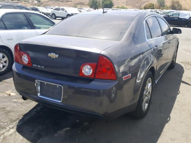 1G1ZC5EB7AF242801 - 2010 CHEVROLET MALIBU 1LT ნაცრისფერი ფოტო 4