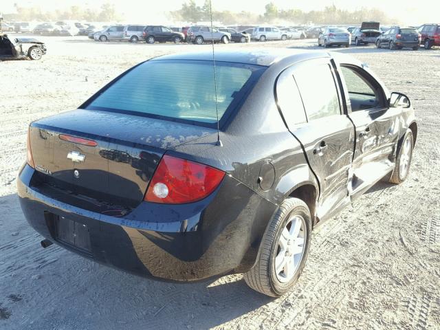 1G1AL52F357518668 - 2005 CHEVROLET COBALT BLACK photo 4