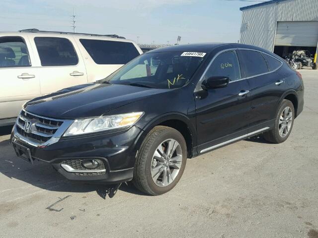 5J6TF2H56EL000771 - 2014 HONDA CROSSTOUR BLACK photo 2