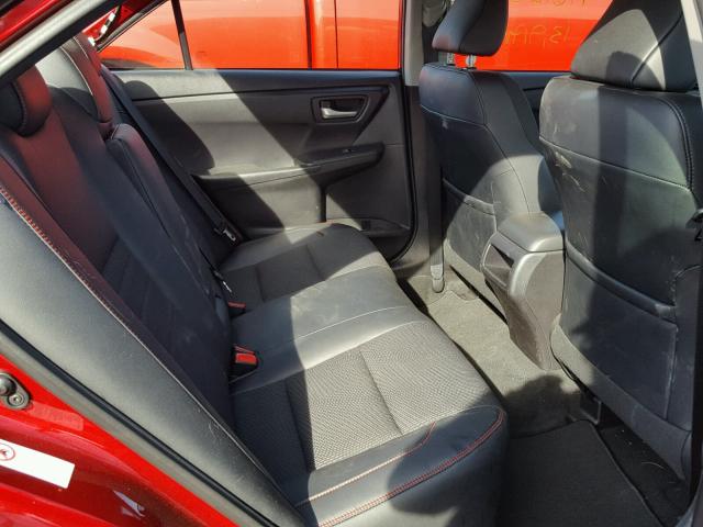 4T1BF1FK0GU608699 - 2016 TOYOTA CAMRY LE წითელი ფოტო 6