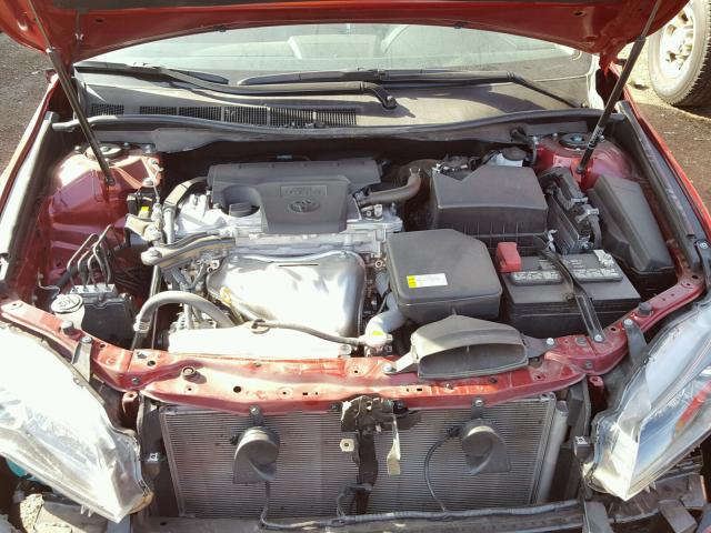 4T1BF1FK0GU608699 - 2016 TOYOTA CAMRY LE წითელი ფოტო 7