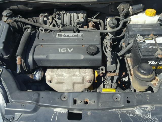 KL1TD66626B623785 - 2006 CHEVROLET AVEO BASE Қара фото 7