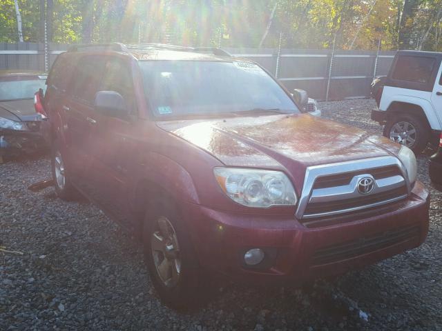 JTEBU14R38K010612 - 2008 TOYOTA 4RUNNER BURGUNDY photo 1