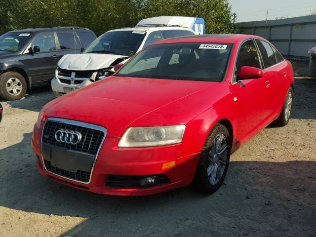 WAUEH74F96N157721 - 2006 AUDI A6 S-LINE RED photo 2