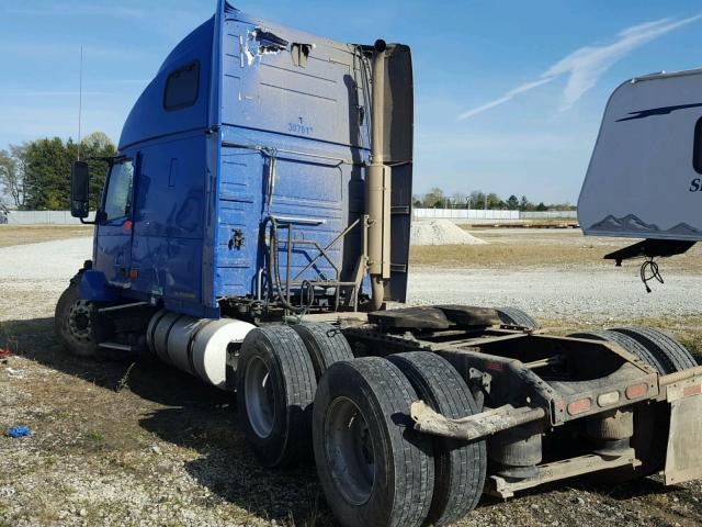 4V4NC9TG97N486688 - 2007 VOLVO VN VNL BLUE photo 3