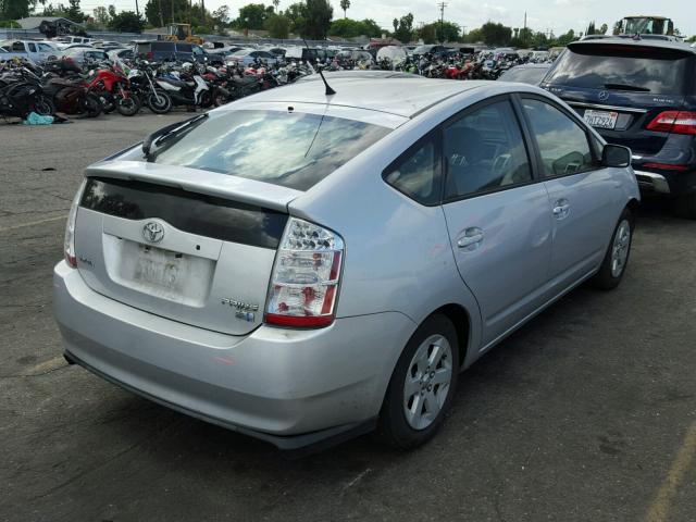 JTDKB20U563168399 - 2006 TOYOTA PRIUS SILVER photo 4