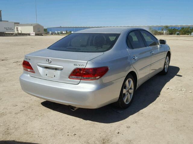 JTHBA30G865146094 - 2006 LEXUS ES 330 SILVER photo 4