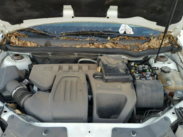 1G2AL15F577276940 - 2007 PONTIAC G5 WHITE photo 7