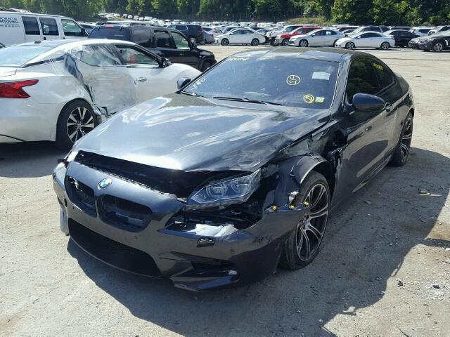 WBSLX9C57ED160325 - 2014 BMW M6 BLACK photo 2
