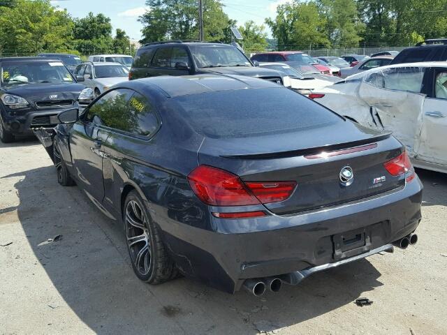 WBSLX9C57ED160325 - 2014 BMW M6 BLACK photo 3