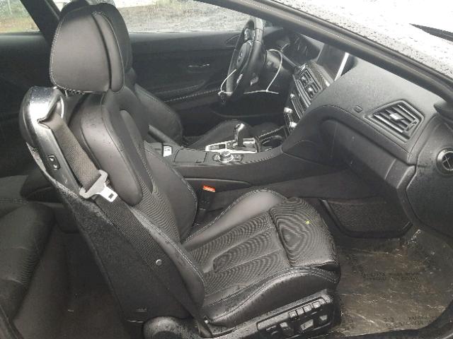 WBSLX9C57ED160325 - 2014 BMW M6 BLACK photo 5